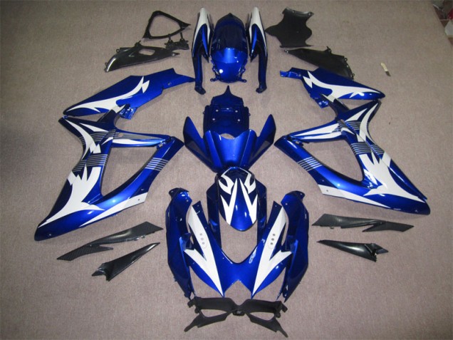 2008-2010 Blue White Suzuki GSXR600 Motorcycle Bodywork Canada 2008-2010 Blue White Suzuki GSXR600 Motorcycle Bodywork Canada