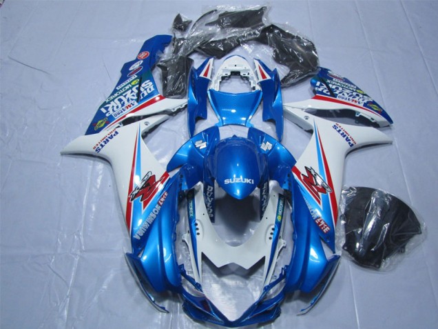 2011-2021 Blue White Suzuki GSXR600 Replacement Motorcycle Fairings Canada 2011-2021 Blue White Suzuki GSXR600 Replacement Motorcycle Fairings Canada