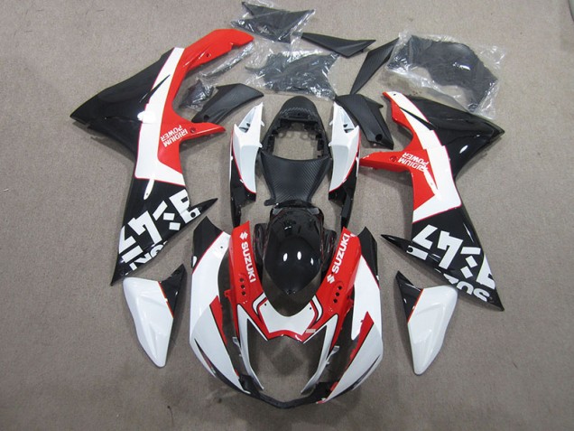 2011-2021 Black Red White Suzuki GSXR600 Motorcyle Fairings Canada 2011-2021 Black Red White Suzuki GSXR600 Motorcyle Fairings Canada