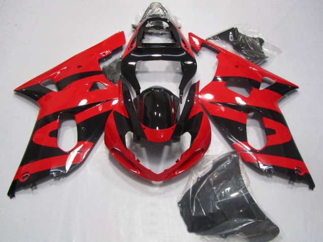 2001-2003 Black Red Suzuki GSXR750 Motorcycle Fairings Canada 2001-2003 Black Red Suzuki GSXR750 Motorcycle Fairings Canada