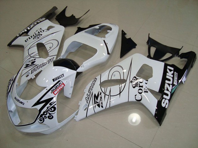 2001-2003 White Alstare Motul Suzuki GSXR750 Motor Bike Fairings Canada 2001-2003 White Alstare Motul Suzuki GSXR750 Motor Bike Fairings Canada
