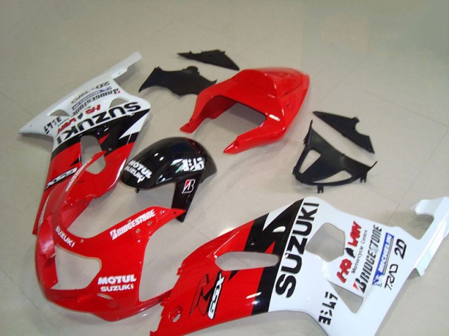 2001-2003 Red White Motul Suzuki GSXR750 Motorcycle Replacement Fairings Canada 2001-2003 Red White Motul Suzuki GSXR750 Motorcycle Replacement Fairings Canada