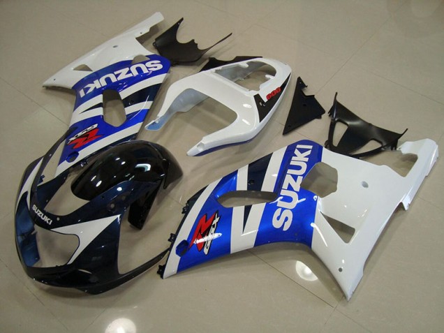 2001-2003 Blue White Suzuki GSXR750 Replacement Fairings Canada 2001-2003 Blue White Suzuki GSXR750 Replacement Fairings Canada