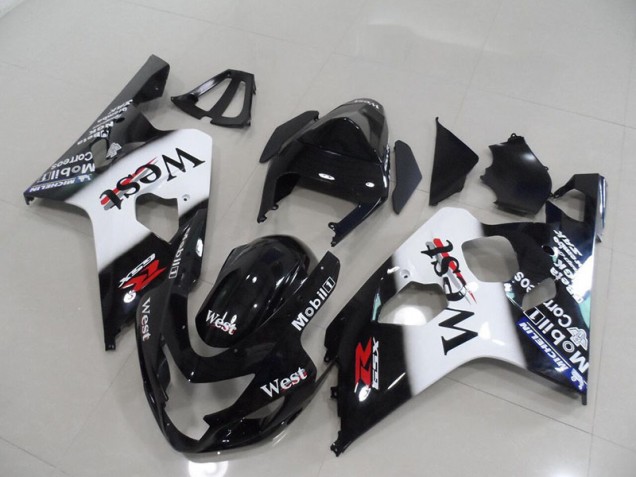 2004-2005 Black West Suzuki GSXR750 Bike Fairing Kit Canada 2004-2005 Black West Suzuki GSXR750 Bike Fairing Kit Canada