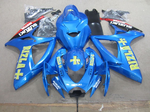 2006-2007 Blue Yellow Rizla Suzuki GSXR750 Bike Fairings Canada 2006-2007 Blue Yellow Rizla Suzuki GSXR750 Bike Fairings Canada