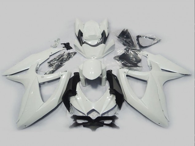 2008-2010 White Suzuki GSXR750 Motorcycle Fairing Kits Canada 2008-2010 White Suzuki GSXR750 Motorcycle Fairing Kits Canada