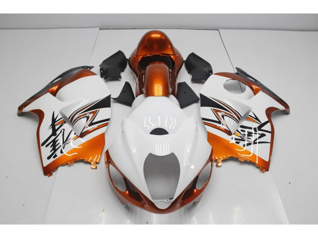 1996-2007 White Orange Suzuki GSXR1300 Hayabusa Motorcycle Bodywork Canada 1996-2007 White Orange Suzuki GSXR1300 Hayabusa Motorcycle Bodywork Canada