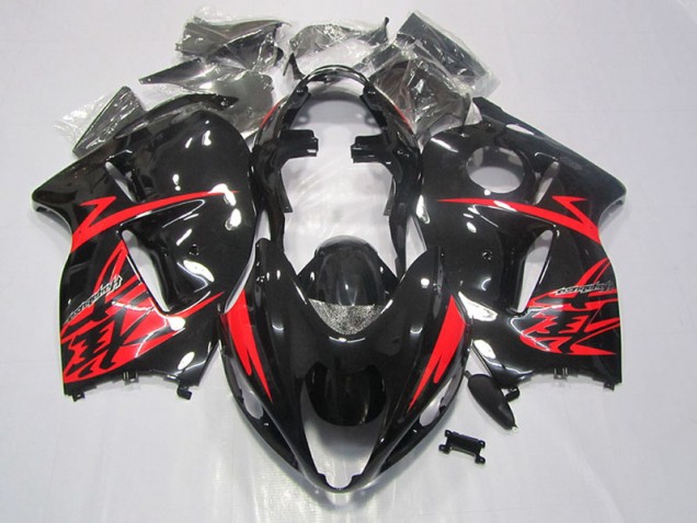 1996-2007 Black Red Suzuki GSXR1300 Hayabusa Motorbike Fairing Kits Canada 1996-2007 Black Red Suzuki GSXR1300 Hayabusa Motorbike Fairing Kits Canada
