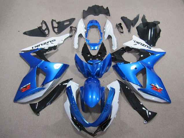 2009-2016 Blue White Suzuki GSXR1000 Replacement Fairings Canada 2009-2016 Blue White Suzuki GSXR1000 Replacement Fairings Canada