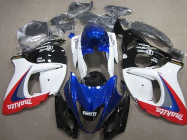 2008-2019 White Blue Makita Suzuki GSXR1300 Hayabusa Moto Fairings Canada