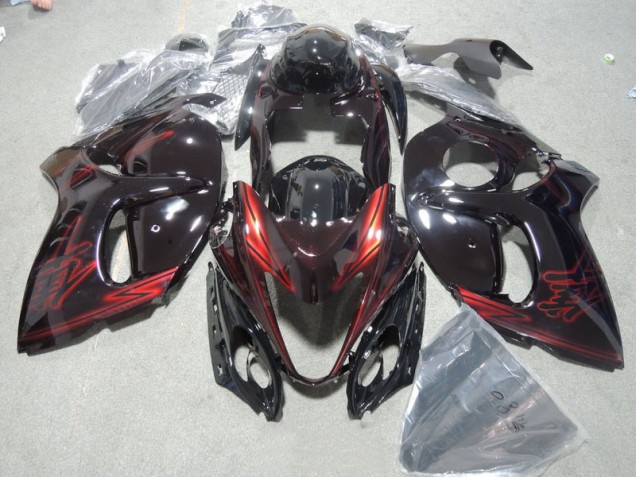 2008-2019 Black Red Suzuki GSXR1300 Hayabusa Motor Fairings Canada 2008-2019 Black Red Suzuki GSXR1300 Hayabusa Motor Fairings Canada